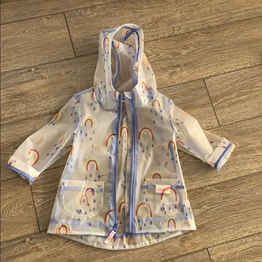 Clear rain jacket